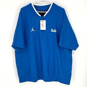Nike Jordan UCLA Bruins Coaches Football 1/4 Zip Jacket Men's 2XL NWT